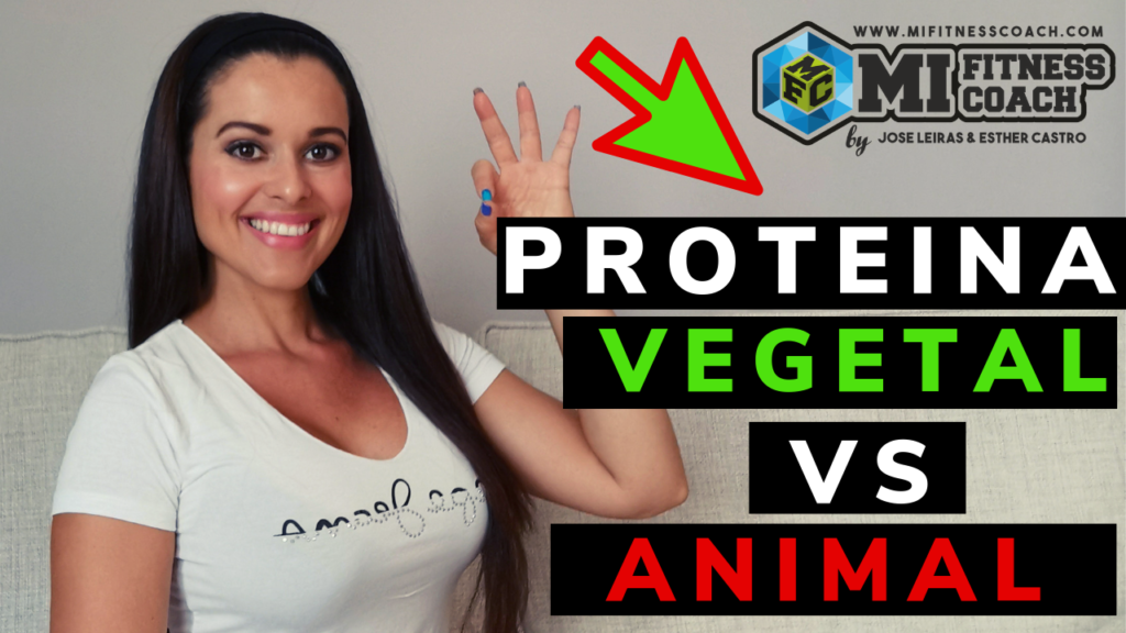 foto de video en el que hablo de la proteina vegana o vegetal vs la de origen animal